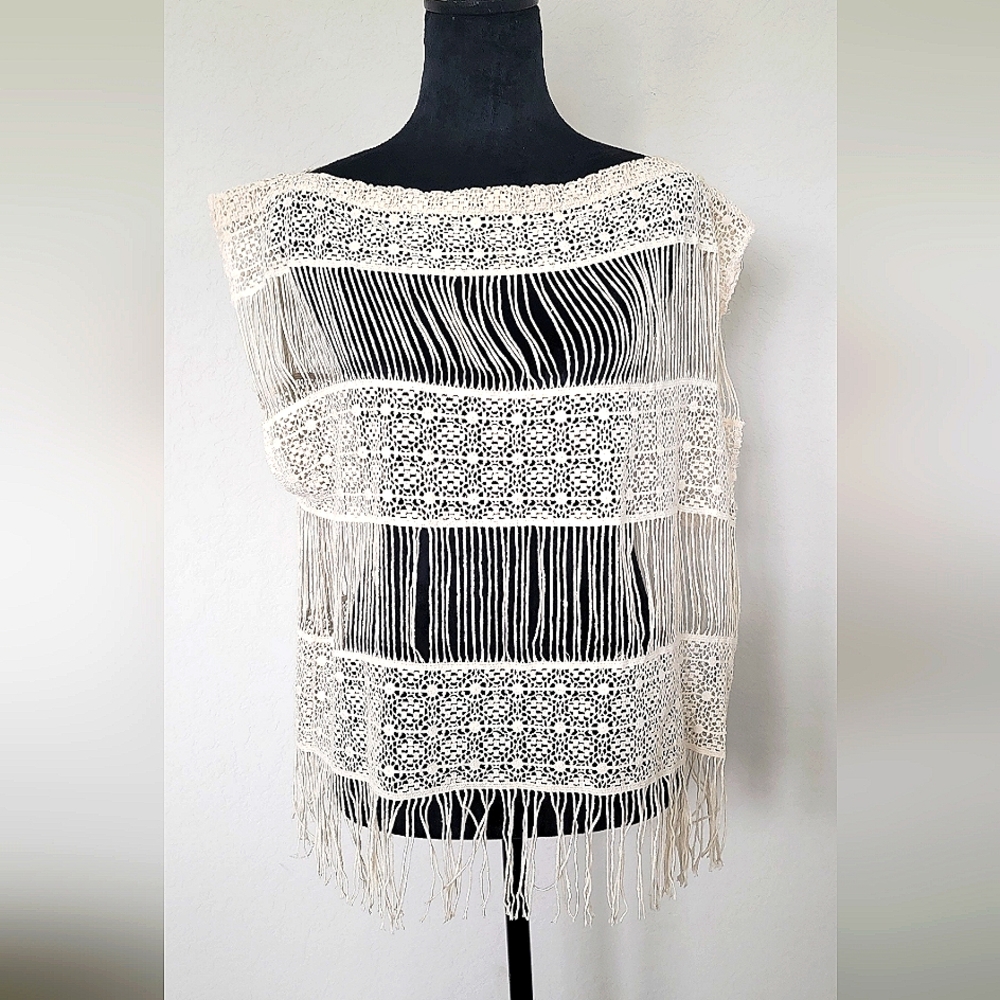 Anthropology Crochet Top